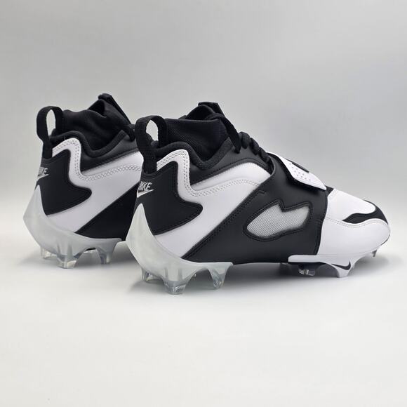 Nike Vapor Edge Air Diamond Turf 93 TD Size 8.5 Cleats HF5298-101 White Black main image 7